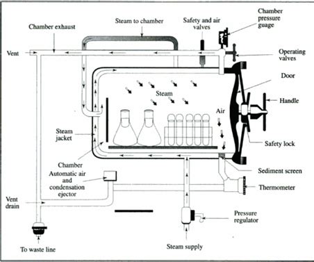 Vertical Autoclave Diagram