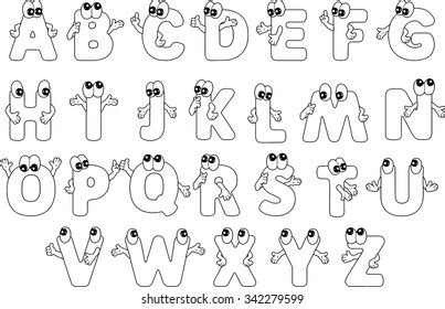 Alphabet Coloring Pages A