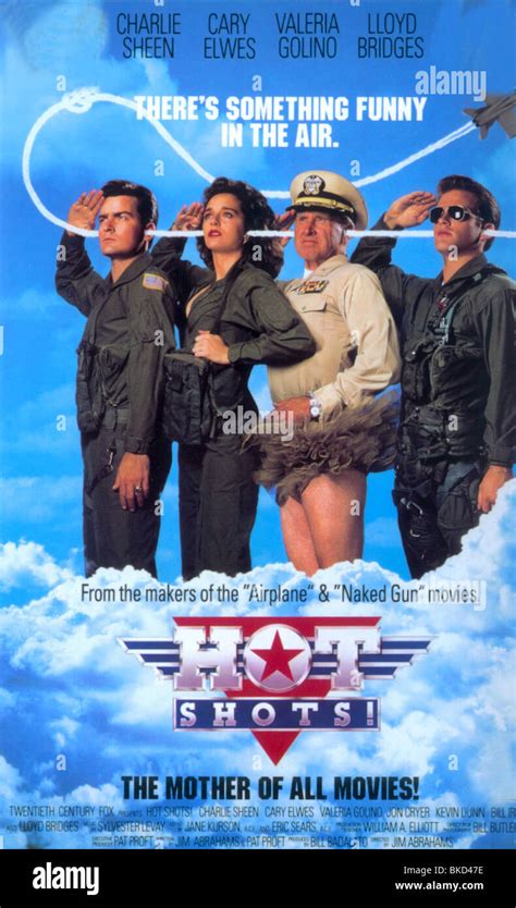 HOT SHOTS -1991 POSTER Stock Photo - Alamy