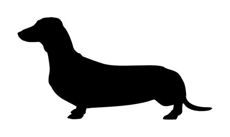 Free Weenie Dog Silhouette, Download Free Weenie Dog Silhouette png ...