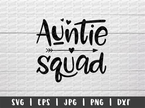 Auntie Squad SVG / Aunt Svg / SVG Files for Cricut / Family - Etsy