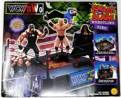 Vintage WCW-NWO Smash "N" Slam! “Vintage Wrestling Ring w/Flexibles ...