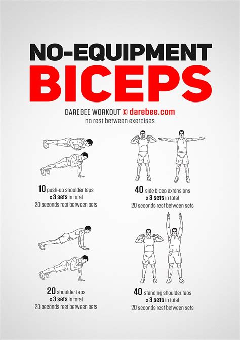 No-Equipment Biceps Workout