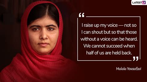 Malala Day 2019: Malala Yousafzai Quotes on Education to Inspire ...