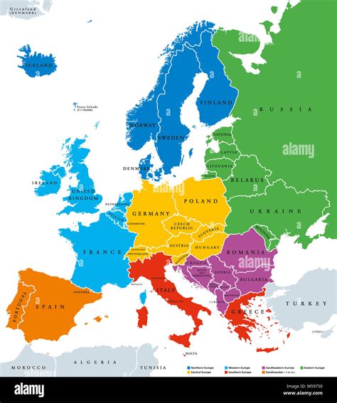 European Political Map High Resolution Stock Photography and Images - Alamy