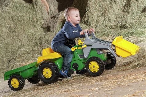 Rolly Kids John Deere Frontloader Tractor Trailer Ride On Reviews