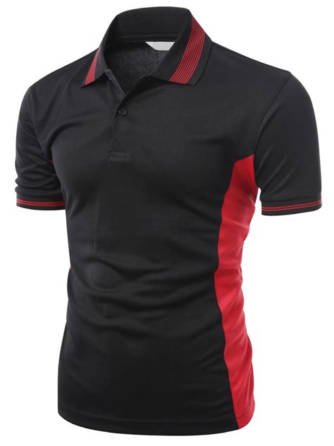 FashionOutfit - FashionOutfit Men's Coolmax Fabric Sporty Feel Polo T ...