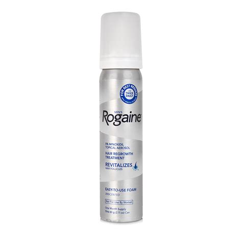 Rogaine Foam Regaine Men 5% Minoxidil 1 Month Supply