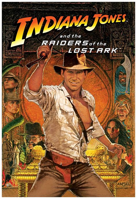 Buy Indiana Jones Raiders of The Lost Ark Movie 24 x 36 Inches Full ...