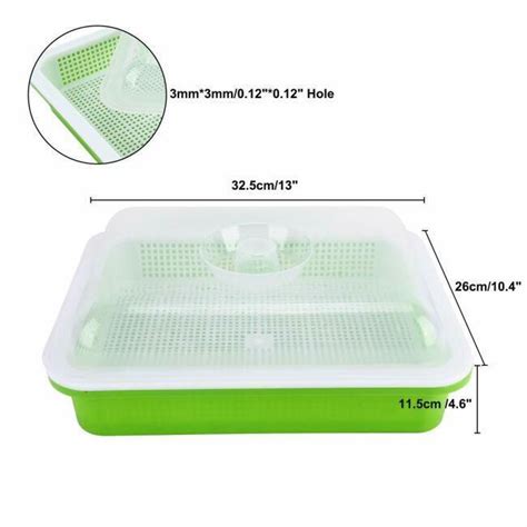 Cloudtech Supplies - Seed Starting Trays Germination Plastic Seedling ...