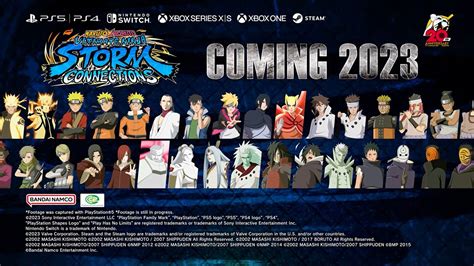 Naruto x Boruto Final Ninja Storm Connections characters trailer - Game ...