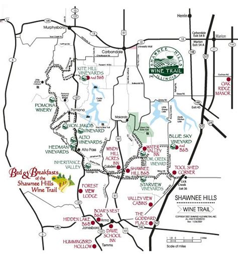 Shawnee Hills Wine Trail Map