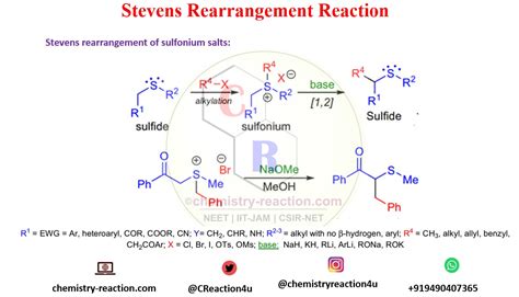 The Stevens Rearrangement: « Organic Chemistry Reaction