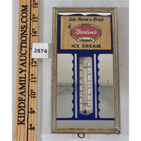 THERMOMETER - BORDEN'S ICE CREAM