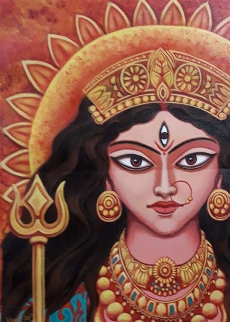 Modern art of maa Durga - Gallery of GODS