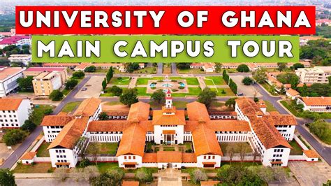 UNIVERSITY OF GHANA MAIN CAMPUS | AERIAL TOUR - YouTube