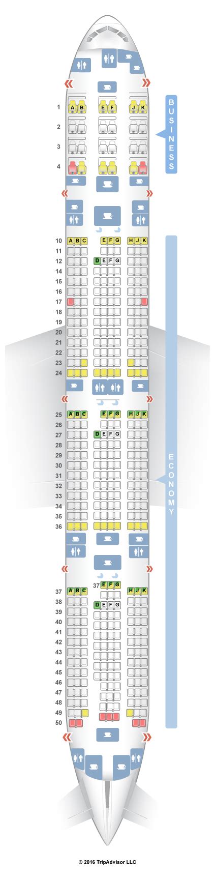 SeatGuru Seat Map Qatar Airways Boeing 777-300ER (77W) V2 - SeatGuru