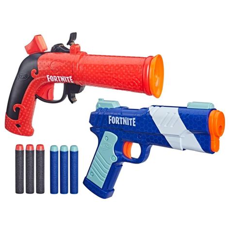 Nerf Fortnite Dual Pack Includes 2 Fortnite Blasters and 6 Nerf Elite ...