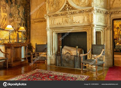 Interior Chateau de Chaumont in FRance – Stock Editorial Photo ...