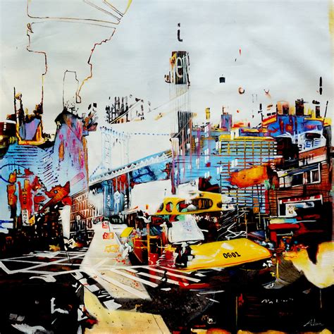 Buy Hustling Life - Abstract Urban Art Painting Online | Fizdi