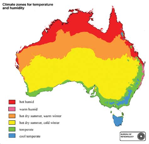 Australia Climate Map - bmp-central