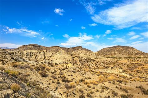 Tabernas Desert in Almeria, Spain