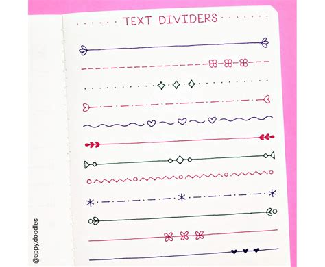 Cute Easy Border Designs To Draw For Projects - Kalehceoj