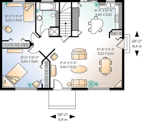 Simple 2 Bedroom Floor Plan With Dimensions | Floor Roma