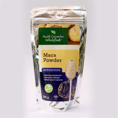 Maca Powder, Organic 200g – Health Connection Wholefoods