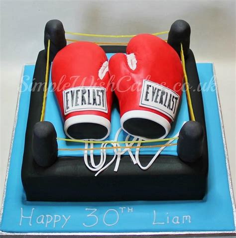 Boxing Cake - Decorated Cake by Stef and Carla (Simple - CakesDecor