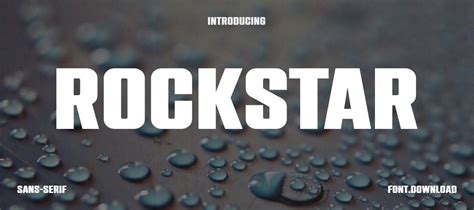 Rockstar Font Download | Free Font.Download