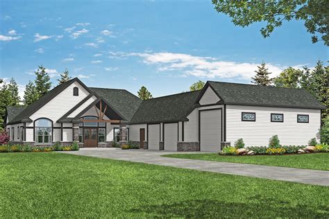 Country Craftsman Home Plan with RV Garage - 72978DA | Architectural ...