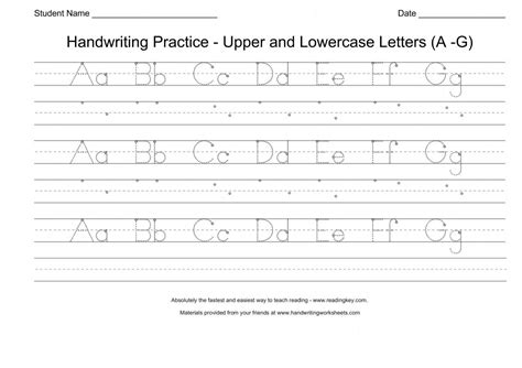 Alphabet Handwriting Worksheets - Worksheet Educational Ideas