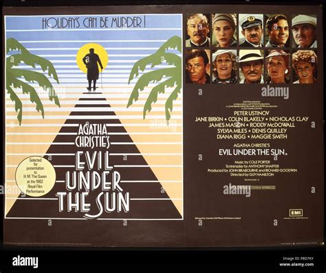 Evil under the sun poster hi-res stock photography and images - Alamy