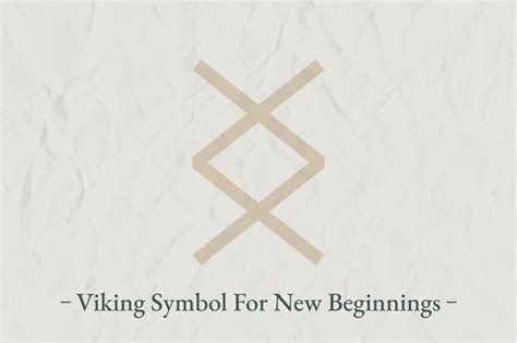 Mysterious Viking Symbol For New Beginnings - Viking Style