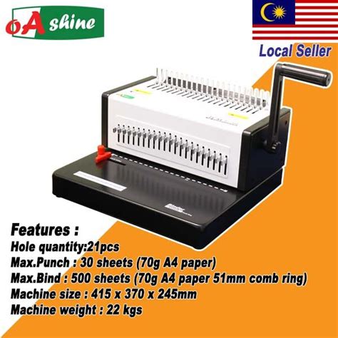 Comb Binding Machine / Heavy Duty Binding Machine / Plastic Comb ...