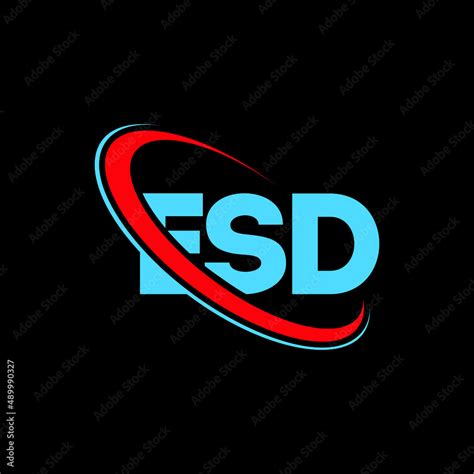 ESD logo. ESD letter. ESD letter logo design. Initials ESD logo linked ...