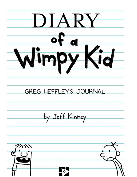 Diary Of A Wimpy Kid Book 1 by Kinney Jeff : Free Download, Borrow, and ...