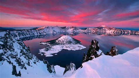 lake, Mountain, Snow, Sky Wallpapers HD / Desktop and Mobile Backgrounds