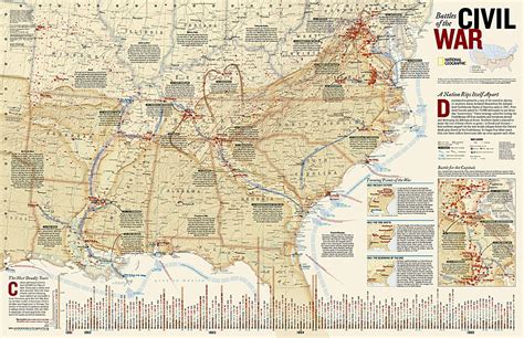 Civil War Map With Battles