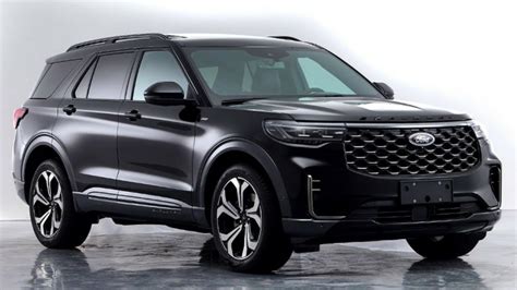 SUV cỡ lớn Ford Explorer 2023 được trang bị màn hình 27 inch trong nội ...