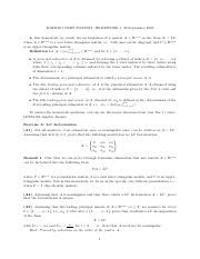 Matrix Factorization: LU, Principal Submatrix, Determinant | Course Hero