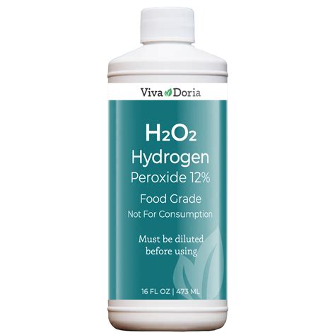 Hydrogen Peroxide - 12% H2O2 Hydrogen Peroxide 16 fl oz | Viva Doria