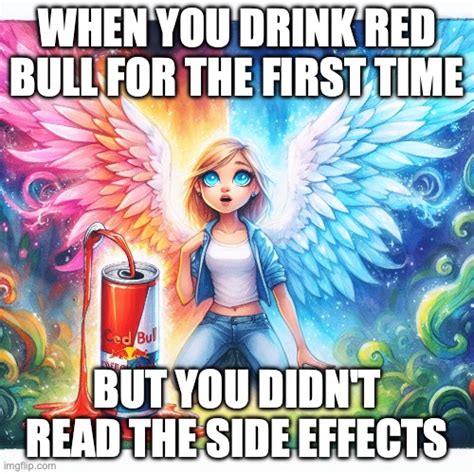 Red bull side effects - Imgflip