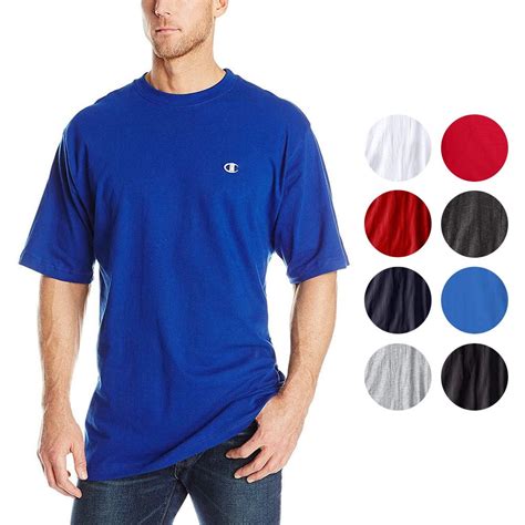 Champion - champion men's big & tall crew-neck jersey t-shirt (candid ...