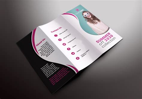 Fashion Tri-fold Brochures | Brochure Templates ~ Creative Market