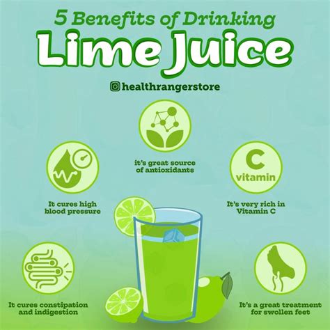 5 Benefits of Drinking Lime Juice [Video] | Lime juice benefits, Juice ...