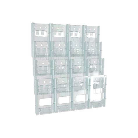 Azar Brochure Holder, Clear Plastic (252324) | Staples