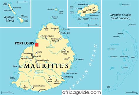 Africa Mauritius Map | Map Of Africa