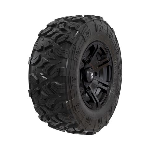 Wheel & Tire Set: Pro Armor Harvester® & SIXR - Matte Black - 28 ...